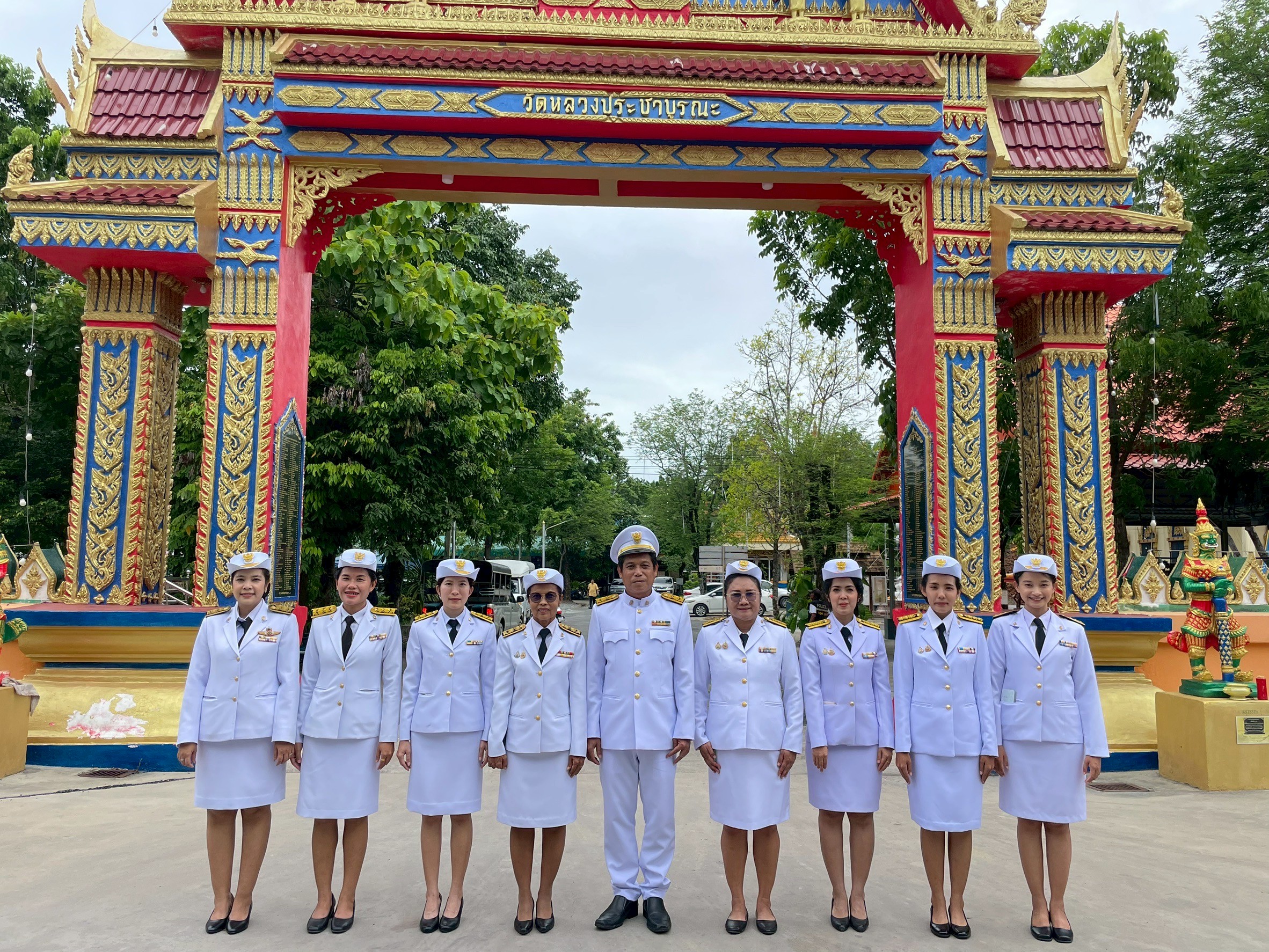 พิธีฉลองตราตั้งสมณศักดิ์ สัญญาบัตรพัดยศ เจ้าอาวาสวัดหลวงประชาบูรณะ