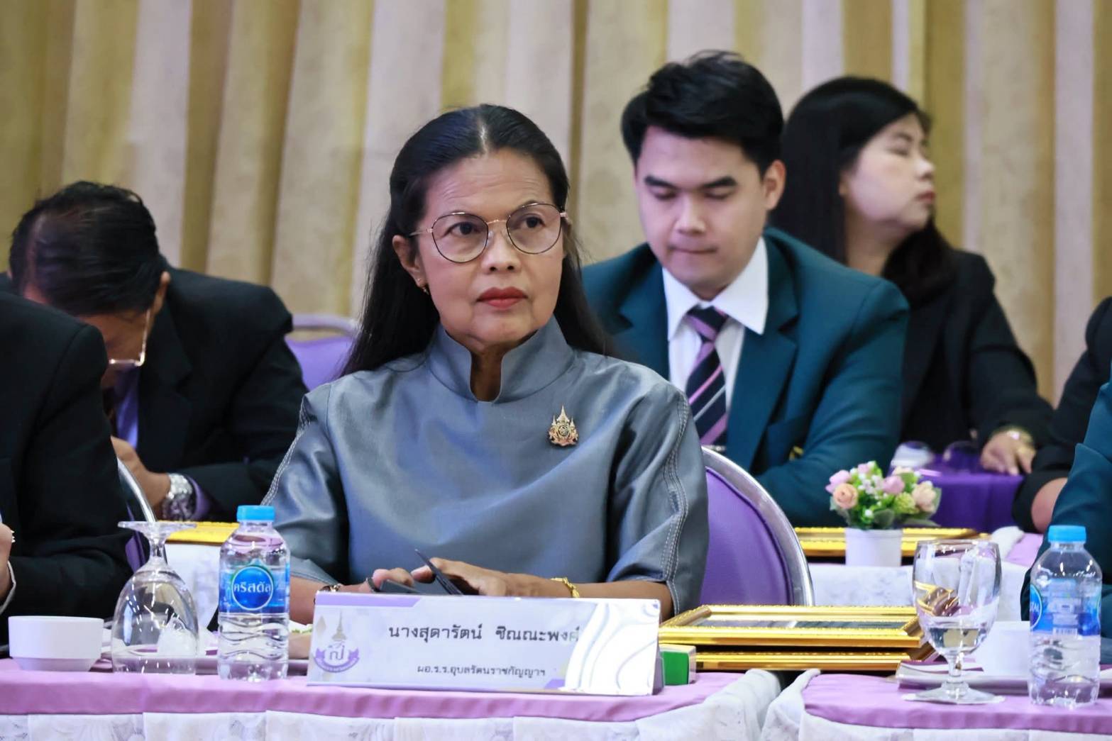 การประชุมผู้บริหารการศึกษา ผู้อำนวยการกลุ่ม ผู้บริหารสถานศึกษา  และบุคลากรทางการศึกษา สำนักงานเขตพื้นที่การศึกษามัธยมศึกษานครปฐม  ครั้งที่ ๖/๒๕๖๘