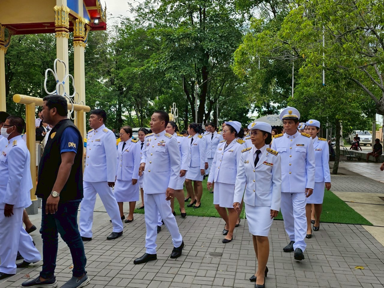 พิธีฉลองตราตั้งสมณศักดิ์ สัญญาบัตรพัดยศ เจ้าอาวาสวัดหลวงประชาบูรณะ
