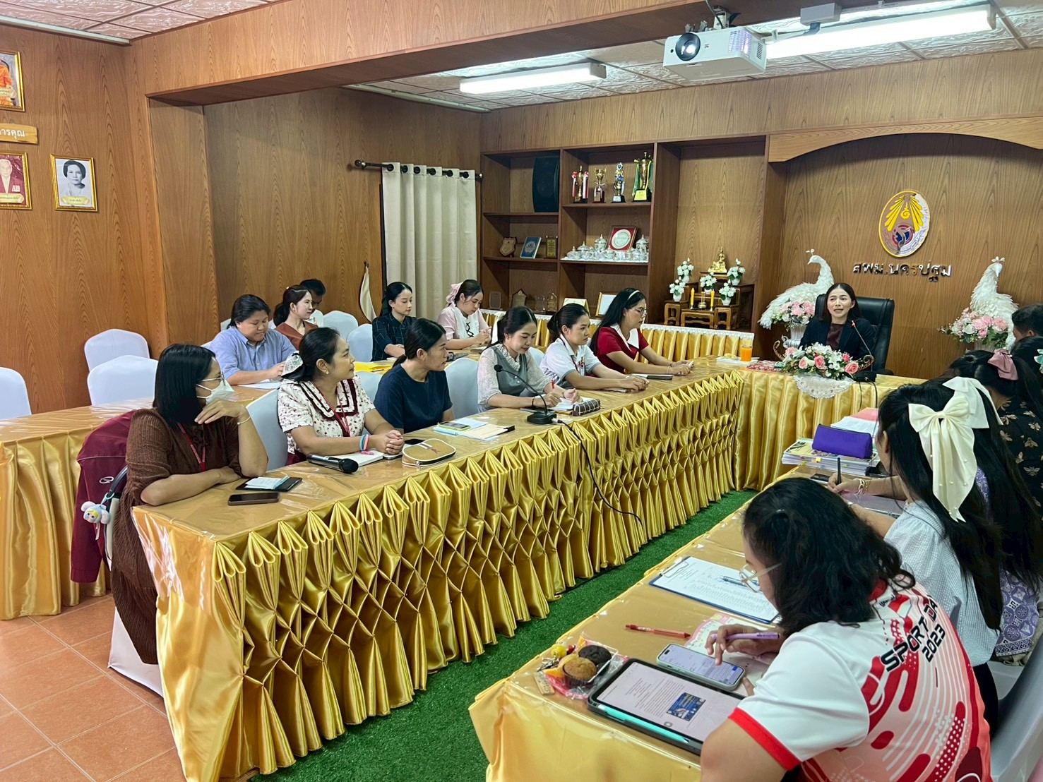 ประชุมครู และบุคลากรทางการศึกษา ครั้งที่ 10 ประจำเดือน ตุลาคม ปีการศึกษา 2568